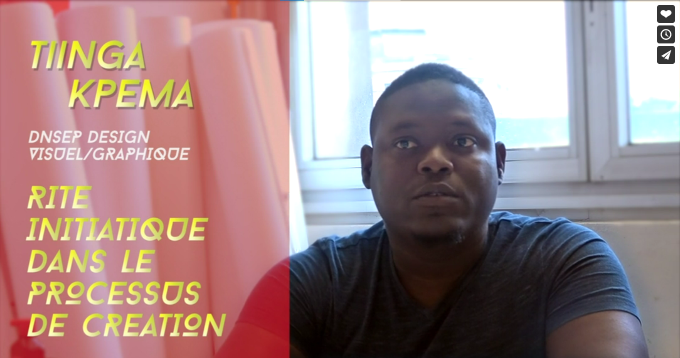 Projet plastique DNSEP Tiinga KPEMA